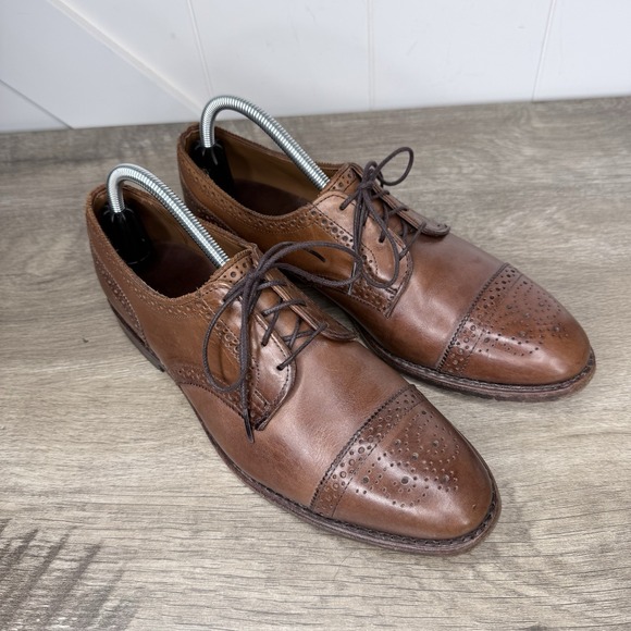 Allen Edmonds Other - Allen Edmonds Cap-Toe Oxfords Men's 9D Walnut Brown Leather